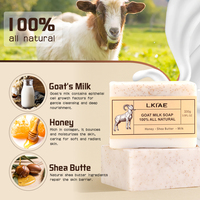 Savon blanchissant ODM/OEM Knuckle Strong, élimine les taches brunes, huile de coco hydratante, apaisant pour la peau, lait de chèvre naturel, savon blanchissant pour le corps