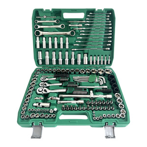 Juego <span class=keywords><strong>de</strong></span> Llaves <span class=keywords><strong>de</strong></span> Trinquete <span class=keywords><strong>de</strong></span> 151 Piezas, Acero al Cromo Vanadio, para Mantenimiento Automotriz y <span class=keywords><strong>de</strong></span> Locomotoras, Caja <span class=keywords><strong>de</strong></span> <span class=keywords><strong>Herramientas</strong></span> Rígida <span class=keywords><strong>de</strong></span> 47x33x10cm - Product Image 5