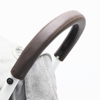 Gants de guidon en cuir PU pour poussette, accessoires de poussette, housse de guidon amovible