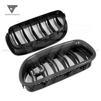 Pour 2010-2016 BMW Série 5 F10 F18 Grille avant en fibre de carbone Style M5