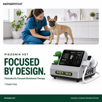 Appareil de physiothérapie vétérinaire à ondes de choc ciblées pour la rééducation des chevaux, chiens, chats et autres animaux de compagnie – Équipement de traitement pour cliniques