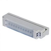 Lampe LED pour armoire YONGCELE LL10-W, douille E27, IP20, AC/DC110-230V 50/60Hz, angle rotatif pour tableau de distribution, salle d'instruments, panneau