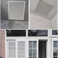 Volets de cuisine en PVC imitation bois (Jalousie) résistants aux ouragans, design moderne, prix usine, garantie 3 ans