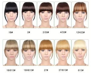 Clip en cabello <span class=keywords><strong>Flequillo</strong></span> Extensiones <span class=keywords><strong>de</strong></span> flecos <span class=keywords><strong>Flequillo</strong></span> recto con Templo <span class=keywords><strong>Postizos</strong></span> Accesorios Grueso <span class=keywords><strong>Flequillo</strong></span> frontal completo limpio - Product Image 6