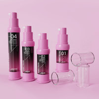 Flacon vide en PETG sans BPA de 10 ml, 15 ml, 20 ml, 30 ml, personnalisé de qualité supérieure, pour huiles essentielles, flacon sans air pour sérum, emballage pour soins de la peau