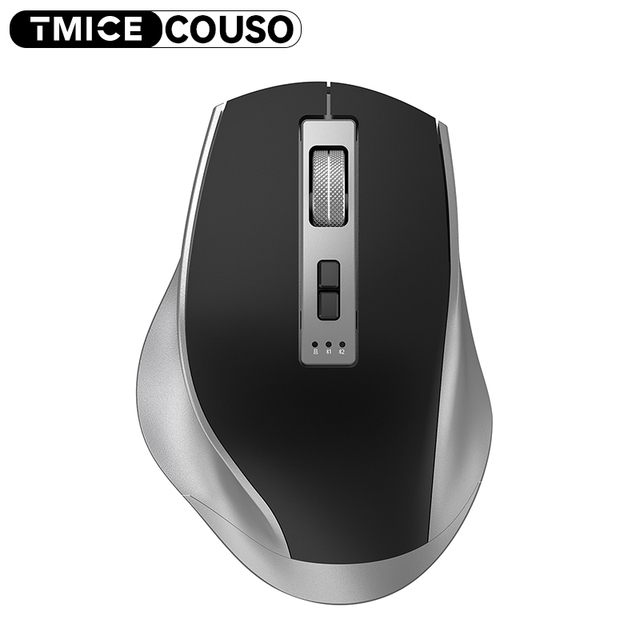 Custom logo Ergonomic Rechargeable Bluetooth Dual Mode Cordless Computer Mice Laptop Windows Computer Office Wireless Mouse
