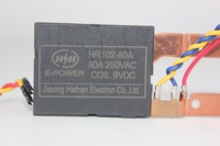 Relais triphasé E-POWER HR102-80A avec bobine simple 80A 9VDC 300 micro-ohms pour compteur d'énergie prépayé