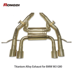 Sistema de Escape Catback de Alto Rendimiento en Color Dorado para BMW M3 G80 M4 G82 S58 3.0T 2021-2024, Tubería de Aleación de Titanio - Product Image 2