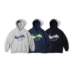 Sudadera con capucha personalizada para hombre, ropa deportiva masculina de gran tamaño, con bordado de alta calidad, estilo <span class=keywords><strong>Cityboy</strong></span>, Color sólido, Casual - Product Image 1
