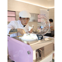 Máquina de helados de mesa V1 MILANO de venta directa de fábrica en China, para hacer gelato, sorbete, frutas y leche, de acero inoxidable, de bajo consumo energético.