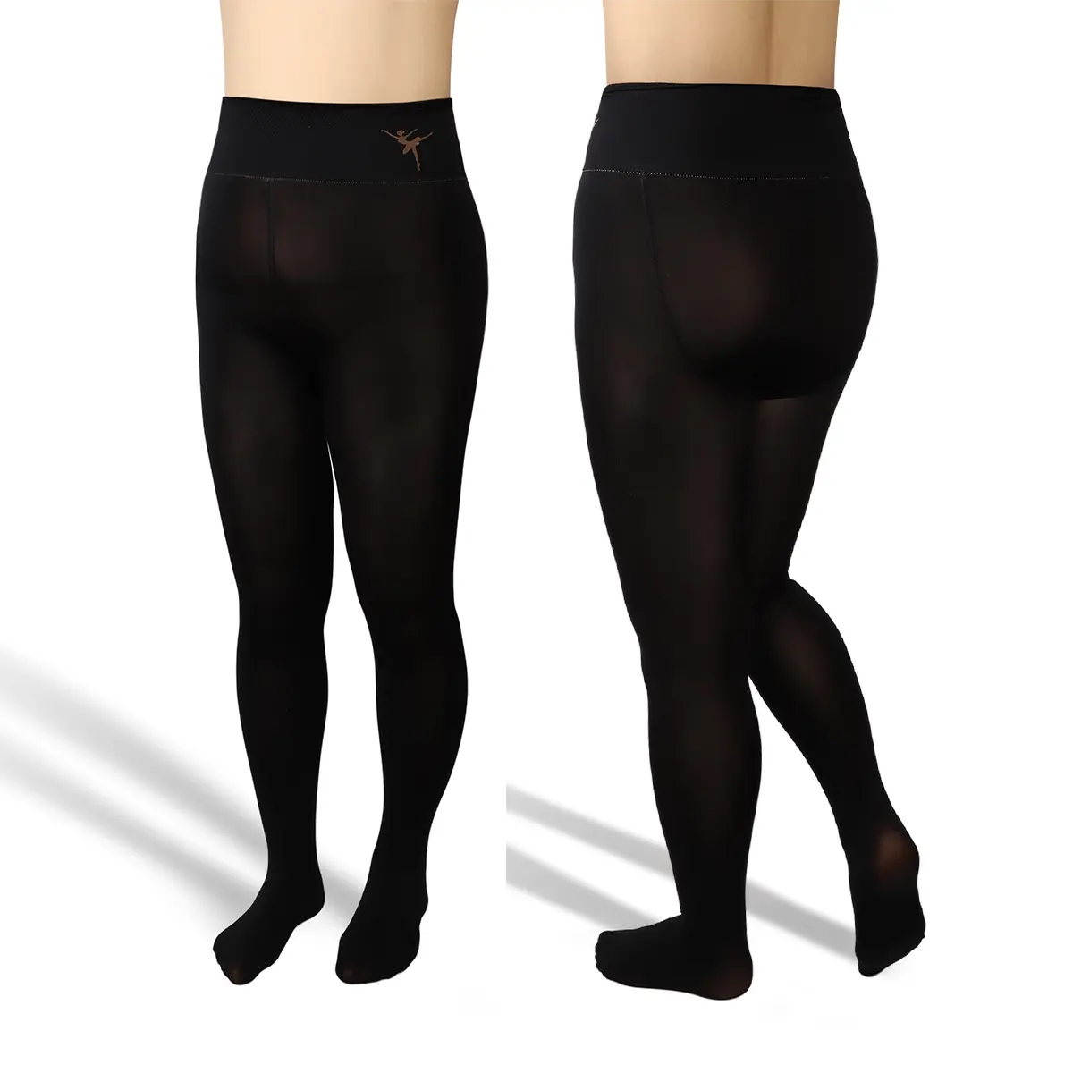 Legging de danse noir grande taille printemps et automne collants en polaire chaude pour femmes et filles danseuses