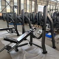 Banc de musculation incliné robuste pour entraînement de force, équipement de musculation, station d'entraînement commerciale, banc incliné olympique