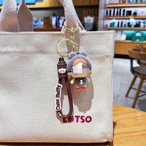 Nuevo Estilo Llavero de Bebé Llorón Estilo Flocado Colgante para Bolso de Niñas Caja Sorpresa Regalo Pequeños Obsequios para Llaveros de Coche Venta al por Mayor - Product Image 4