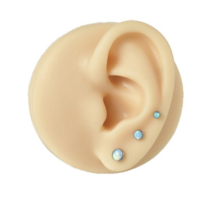 Pendientes <span class=keywords><strong>de</strong></span> tuerca <span class=keywords><strong>de</strong></span> ópalo <span class=keywords><strong>Piercing</strong></span> <span class=keywords><strong>de</strong></span> espalda plana <span class=keywords><strong>de</strong></span> titanio Joyería Cartílago Labret Cartílago Tragus Oreja <span class=keywords><strong>Piercing</strong></span> <span class=keywords><strong>de</strong></span> <span class=keywords><strong>labio</strong></span> - Product Image 2