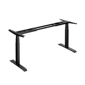High Quality Cheap Price Workstation Furniture Standing L Shape Reception Executive Electric Desk