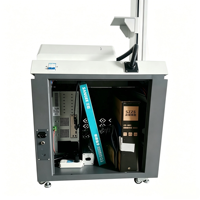 Máquina de Marcado Láser de Fibra Huike 100W JPT MAX, Precio de Fábrica, con Mesa Rotatoria y Lentes Intercambiables 2D/3D Opcionales