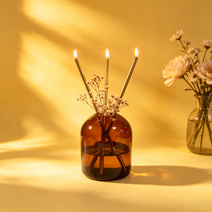 Vela de Aceite Decorativa de Diseño, para <span class=keywords><strong>Villa</strong></span> y Apartamento, Decoración Diaria, con Mecha de Vidrio Reutilizable, Decoración Interior - Product Image 2