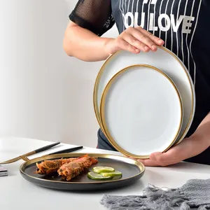 Milamine Plates Melamine Dinner Gold Edge Melamine Plates Melamine Salad Plate