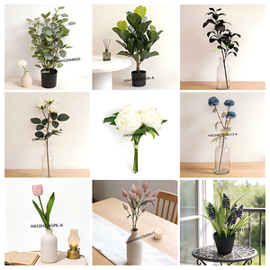 Planta Artificial de <span class=keywords><strong>Echeveria</strong></span> en Maceta de Cerámica de 7 Capas, Ecológica y Duradera, con Tierra Artificial para Decoración del Hogar y Oficina - Product Image 5