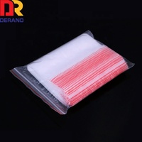 Sacs en plastique transparent LDPE imperméables à fermeture éclair de qualité alimentaire avec impression en gravure biodégradable