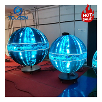 Affichage LED sphérique 360 ° Immersive LED Publicité Vidéo P1 P2 P2.5 P3 P4 Diamètre sphérique Plus Personnalisation de la forme de l'écran