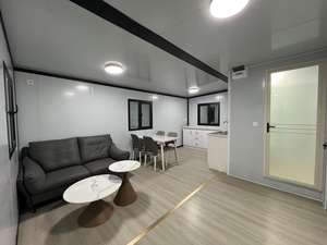 Maison conteneur extensible à succès pour hôtel, 2-3 chambres, structure en acier, double aile, maison préfabriquée de 20 pieds - Product Image 5