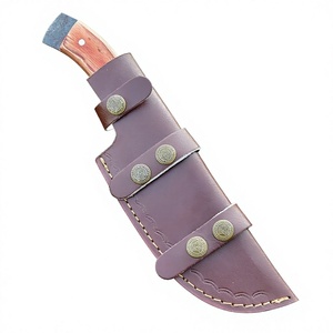 Cuchillo de Acero al Carbono Hecho a Mano, Grado Industrial, con Hoja Serrada, Mango de Madera Pakka, para Uso en Exteriores, EDC, de Lujo, con Punta Fija, OEM/OBM - Product Image 3