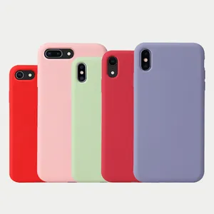 Mobile Cover Mewah untuk Iphonephone Case Silicon Kembali Cover UNTUK iPhone XR Cover Apple