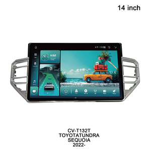 วิทยุติดรถยนต์ Android 13 จอติดคอนโซลหน้ารถยนต์ ระบบสัมผัส รองรับเพลง USB BT HD สำหรับรถยนต์ Toyota Tundra/Sequoia ปี <span class=keywords><strong>2022</strong></span>- - Product Image 2