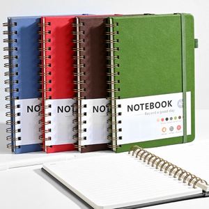 High Quality Customizable Corporate <b>Notebook</b> Leather PP Cover with Binding Coil Personalized Engraving Printing for Business Use - Product Image 3