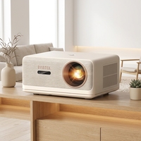 Projecteur Super Lumineux 750 ANSI Lumens LOVE 5 1080p MEMC 4K Home Cinéma Android 11 avec Haut-parleur Intégré LCD U14 Pro
