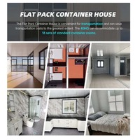 Oficina Móvil Prefabricada Modular Portátil Plegable Contenedor Desmontable Diseño Moderno Edificio de Oficinas Centro Comercial Dormitorio