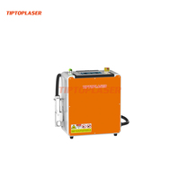 Seulement 28kg 500w 300w Machine de nettoyage pour le nettoyage au laser à l'huile de peinture antirouille Machine de nettoyage au laser TIPTOPLASER avec extraction de poussière