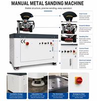 Máquina de Desbarbado y Pulido de Metales |   Máquina Manual para Pulir y Redondear Bordes de Piezas Pequeñas de Chapa Metálica