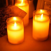 Bougie magique électronique à led, scintillante, sans fumée, pour la décoration de la maison