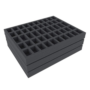 โฟม PU น้ำหนักเบาสำหรับใส่กล่องโมเดลของเล่นสีดำตัดได้ตามต้องการ - Product Image 1