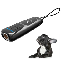 AD Q01 Large Battery Dog Repellent Device Starker Vibrationshalsband-Piepton Effektiv für French Bulldog Pudel Andere Rassen Kunststoff