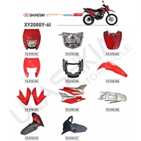 Pièces ABS pour moto Shineray XY JET50 CORVEN ENERGY110S XY200GY-6I pour SYM FIDDLEII ORBIT50 SR150, pièces en plastique de carénage