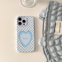 Lychee Grain cuir mignon Design dessin animé couverture de téléphone pour iPhone 16 Pro Max 15 14 13 fille protection antichoc étui de téléphone portable
