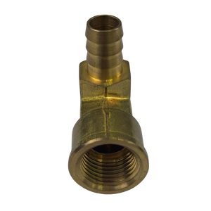 Conector de latón con rosca para manguera de 1/2" x 1/2" y codo hembra NPTF de 90 grados - Product Image 4