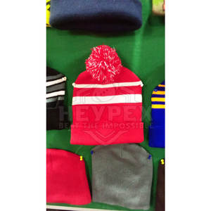 Wholesale 100% Wool <b>Winter</b> Beanie <b>Hat</b> for <b>Men</b> Super Quality Custom Printed Logo Beanies - Product Image 2