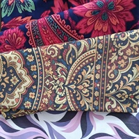 Tissu en popeline de coton léger, antistatique, anti-boulochage, respirant, à imprimé floral, pour vêtements de tous âges