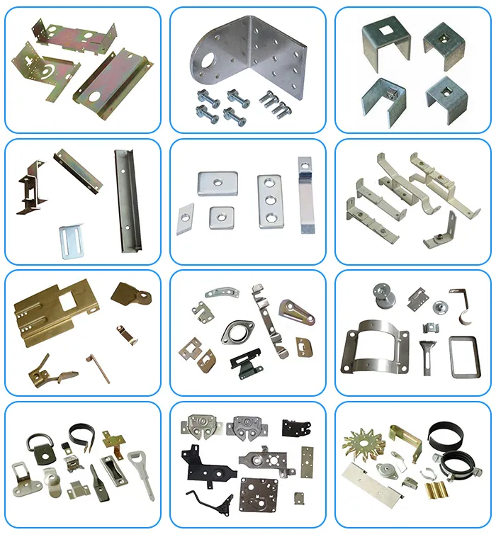Custom Precision Machining Stainless Steel Metal Galvanized Stamping Riviting Clip Parts
