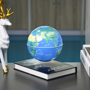 Globe terrestre flottant magnétique de 6 pouces, globe en lévitation, globe en lévitation pour lampe de table, décoration de la maison, décoration, géographie terrestre - Product Image 3