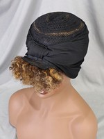 Vente en gros Perruques cheveux humains afro crépus courts avec bandeau complet fabriqué à la machine perruques de grade 13a sans dentelle sans colle Wear and Go