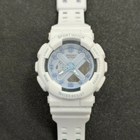 Montre de sport électronique tendance, analogique-numérique, avec éclairage nocturne, chronographe, calendrier, alarme, étanche 3 bars, unisexe
