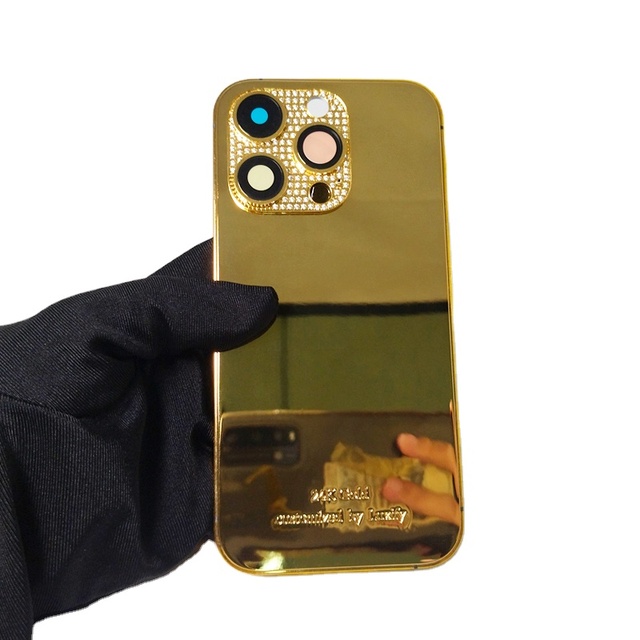Minimalist Design Luxury Housing Camera with Diamond Personalized Accept OEM logo with Zircon Protective case for iPhone Series