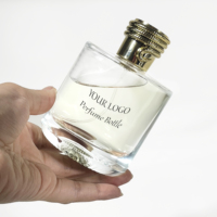 Boîte à parfum transparente en forme de cylindre ovale, flacon de parfum en verre 100 ml, emballage cosmétique, flacons d'huiles essentielles, flacons de parfum en verre