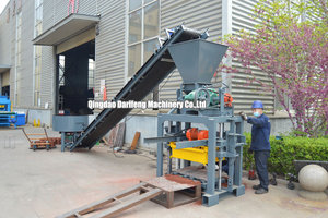 Machine à fabriquer des blocs de ciment creux QT4-35, prix compétitif, machine simple pour la fabrication de briques solides, à vendre - Product Image 2
