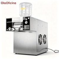 Machine à glace pilée commerciale en acier inoxydable pour Bingsu, idéale pour les salons de thé, les cafés et les stands de rue
